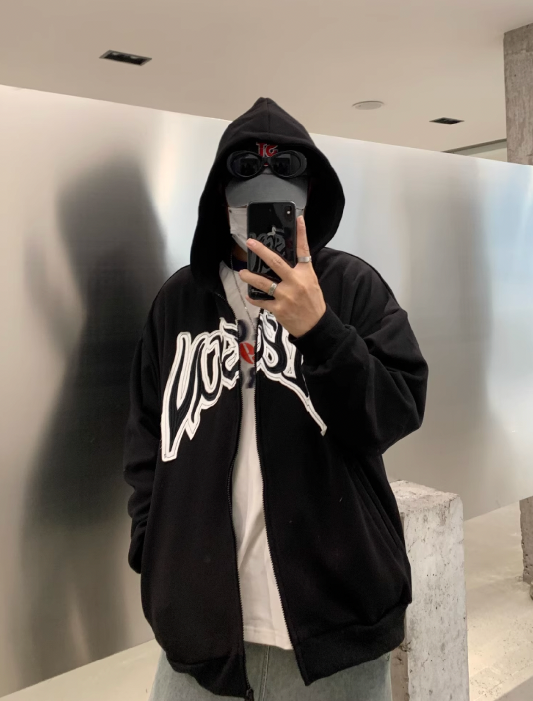 F3F Select Embroidery Zip Up Hoodie