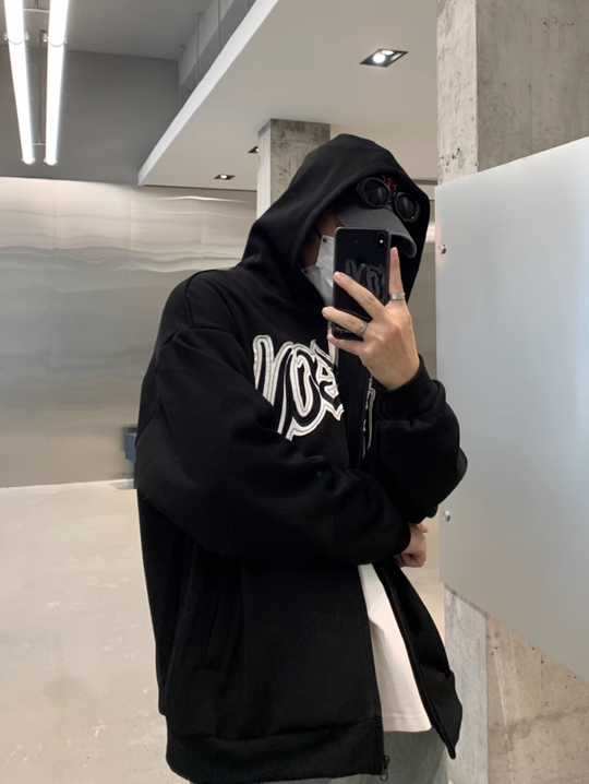 F3F Select Embroidery Zip Up Hoodie