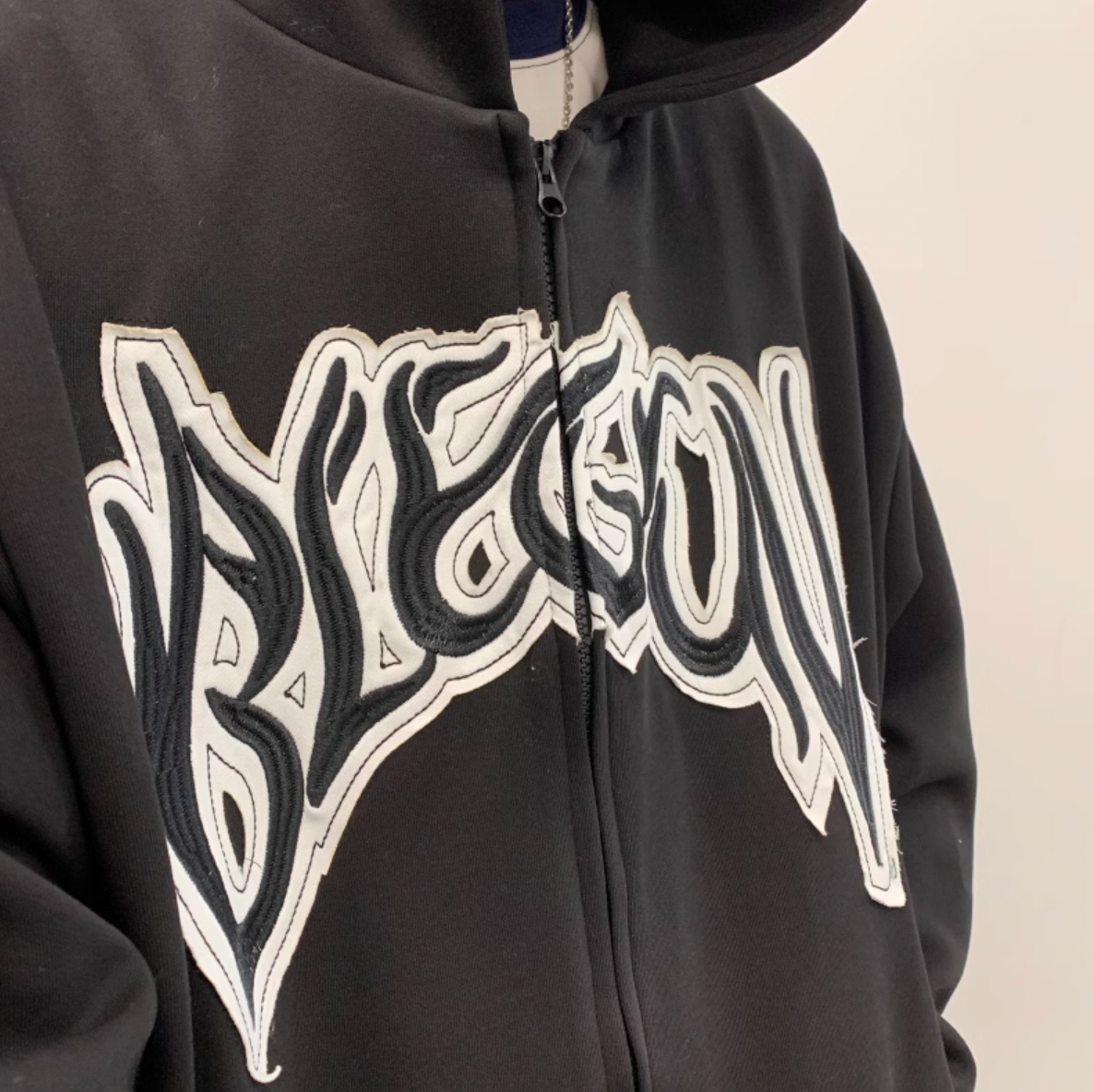 F3F Select Embroidery Zip Up Hoodie