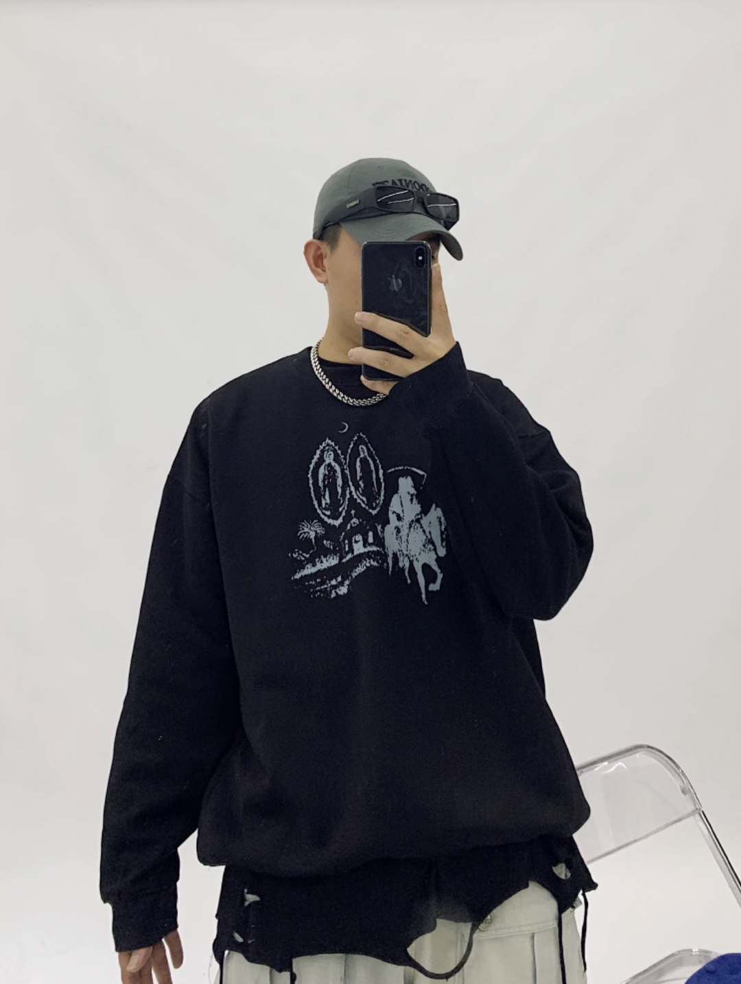 F3F Select Abstract Print Sweatshirts