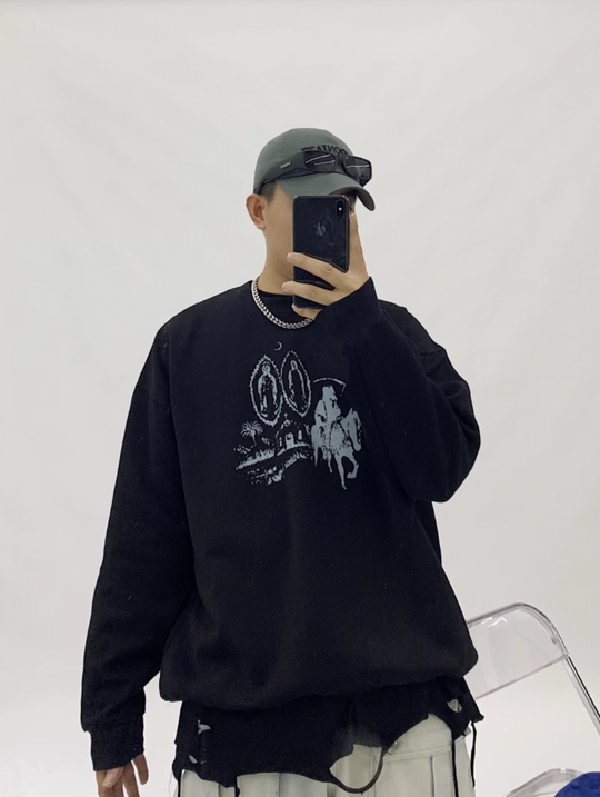 F3F Select Abstract Print Sweatshirts