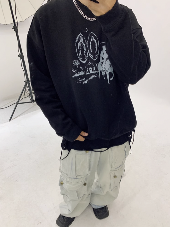 F3F Select Abstract Print Sweatshirts