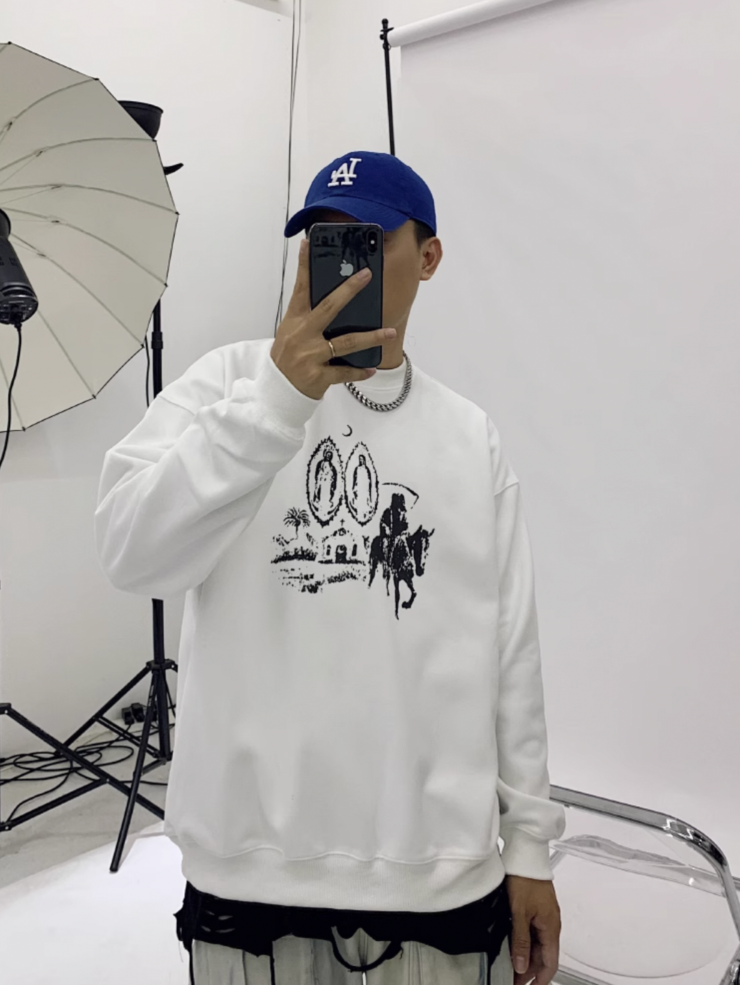 F3F Select Abstract Print Sweatshirts