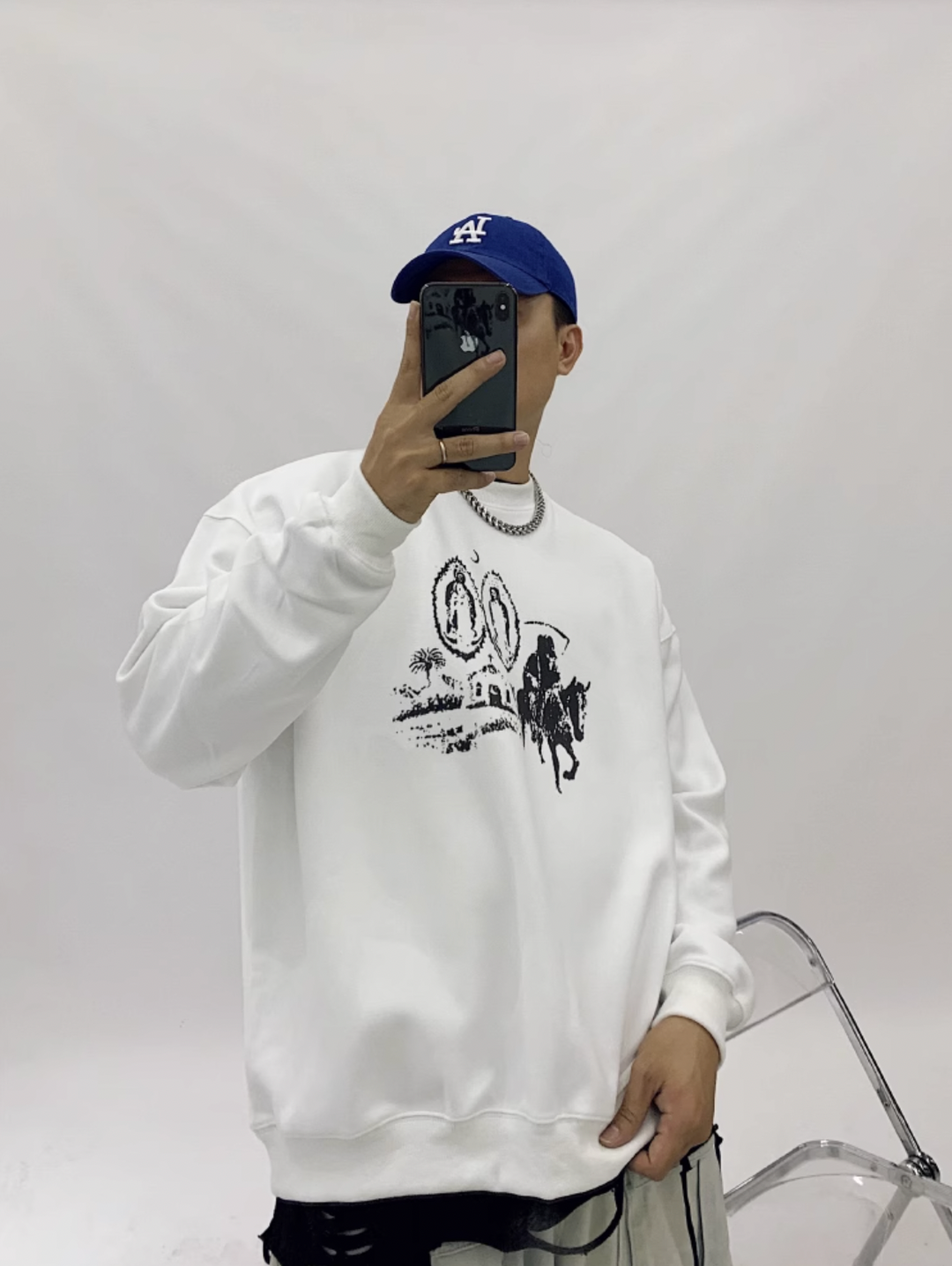 F3F Select Abstract Print Sweatshirts