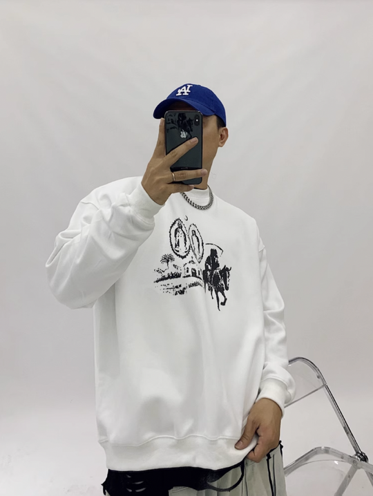 F3F Select Abstract Print Sweatshirts