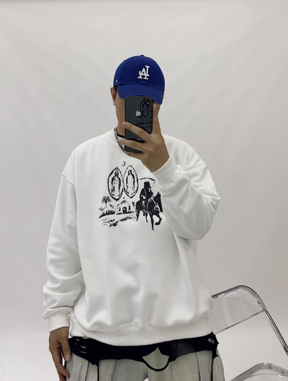 F3F Select Abstract Print Sweatshirts