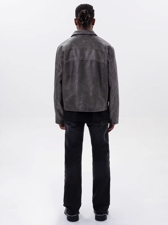 F3F Select Detroit Workwear PU Leather Jacket