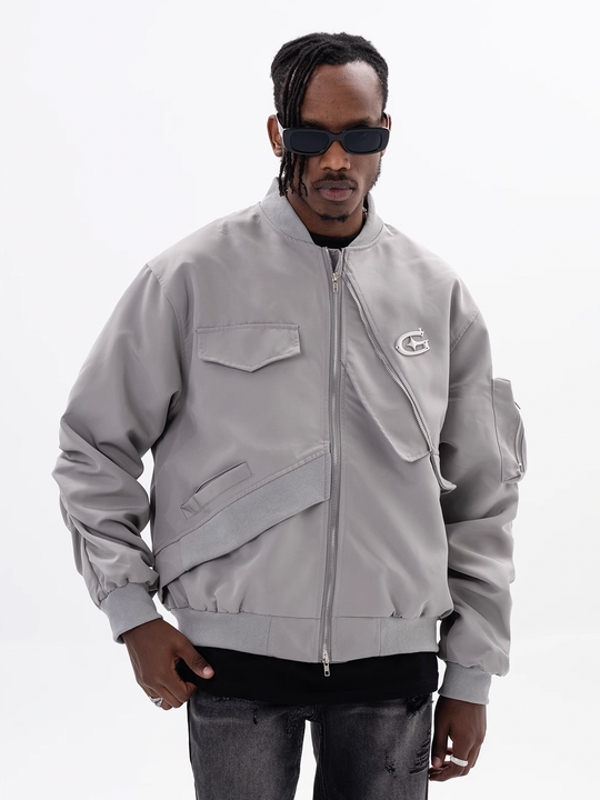F3F Select Embroidered Logo Workwear Flight Jacket