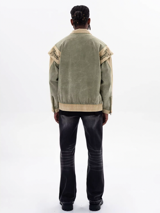 F3F Select Embroidery Old Denim Jacket