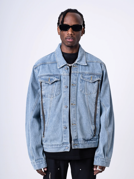 F3F Select Zipper Denim Jacket