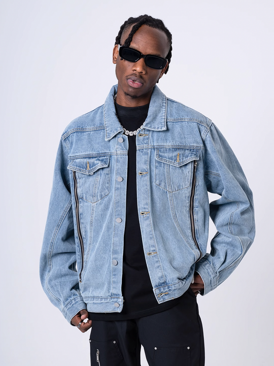 F3F Select Zipper Denim Jacket