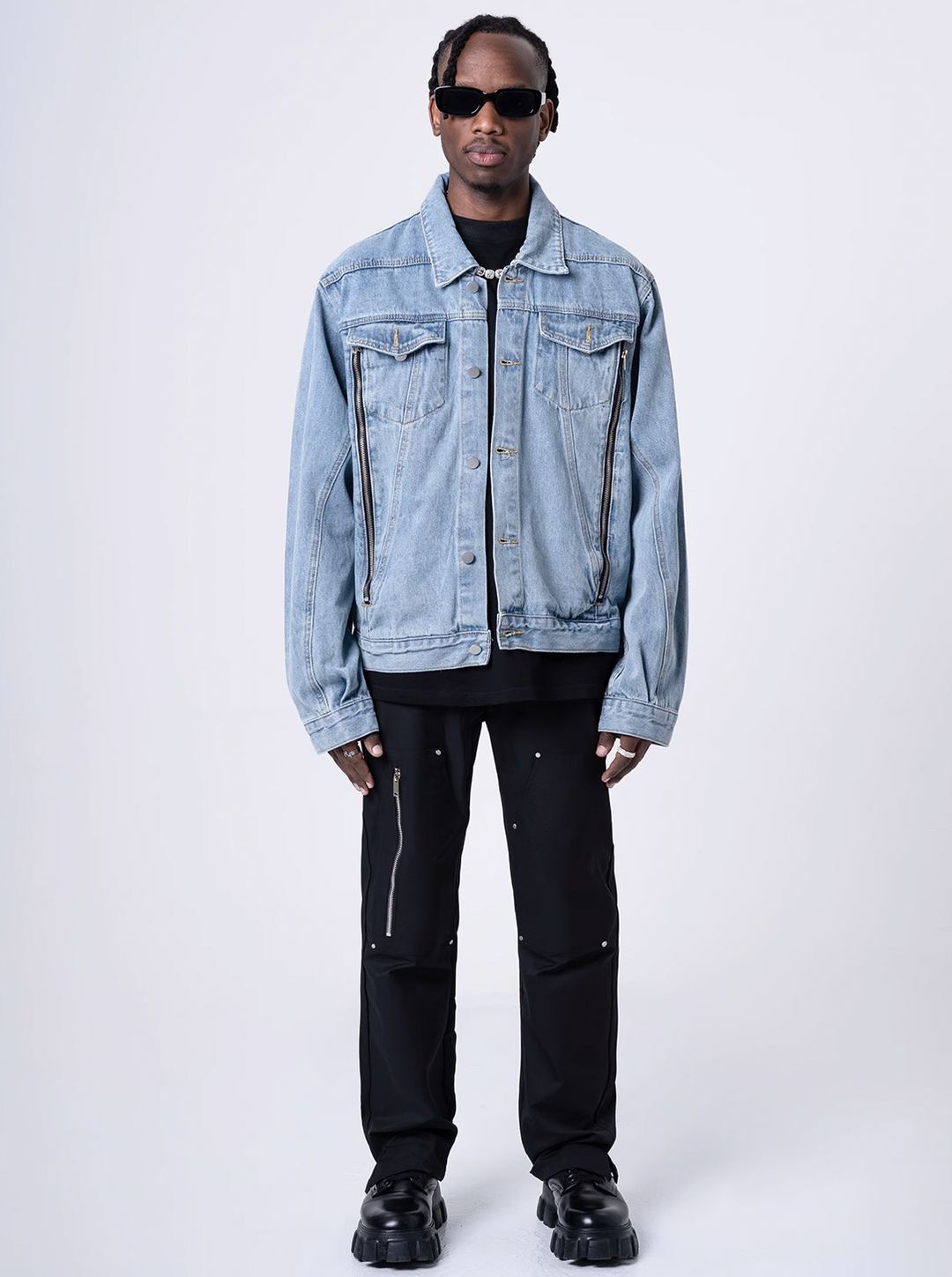 F3F Select Zipper Denim Jacket