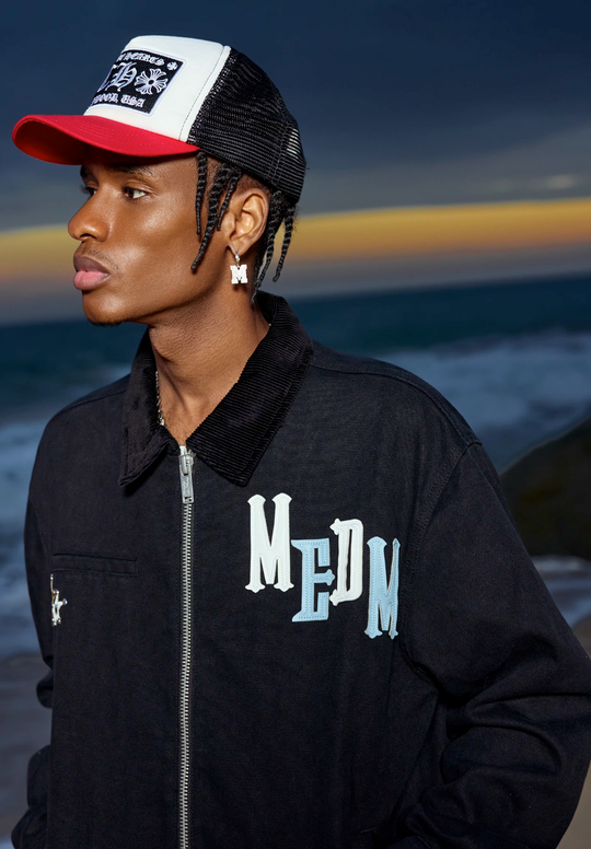 MEDM Leather Detroit Workwear Jacket