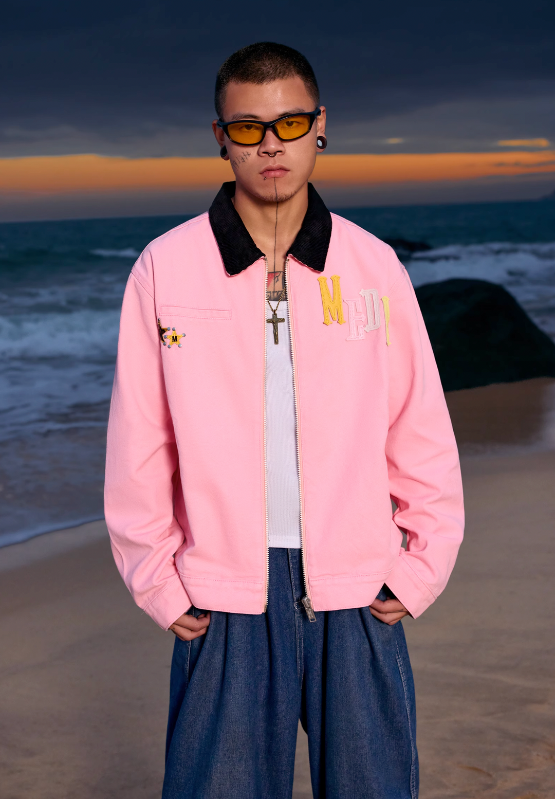 MEDM Leather Detroit Workwear Jacket