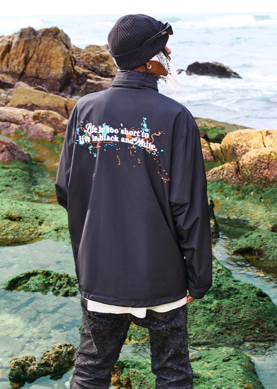 MEDM Splash Ink Embroidery Jacket