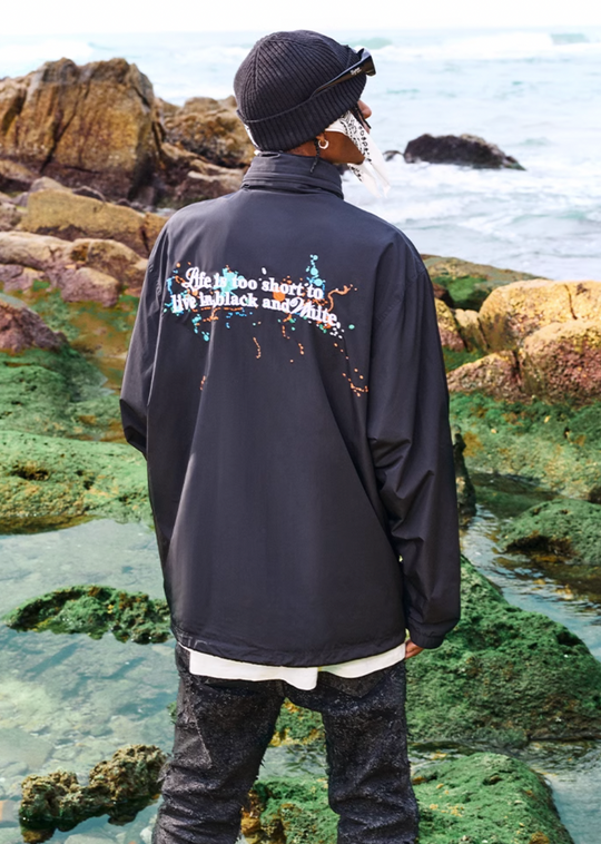 MEDM Splash Ink Embroidery Jacket