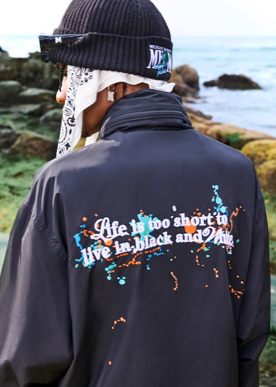 MEDM Splash Ink Embroidery Jacket