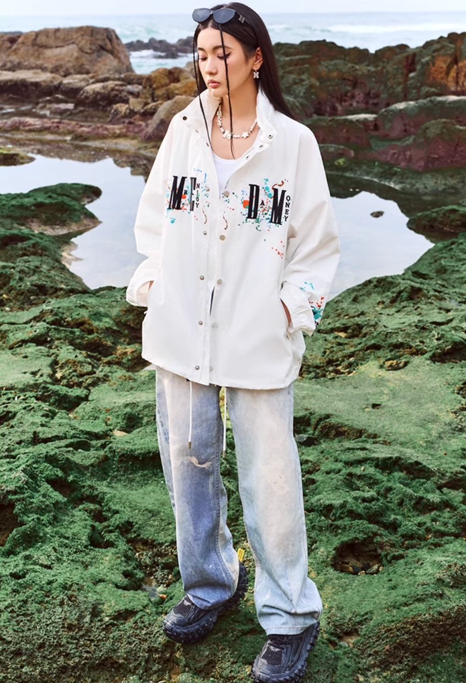 MEDM Splash Ink Embroidery Jacket