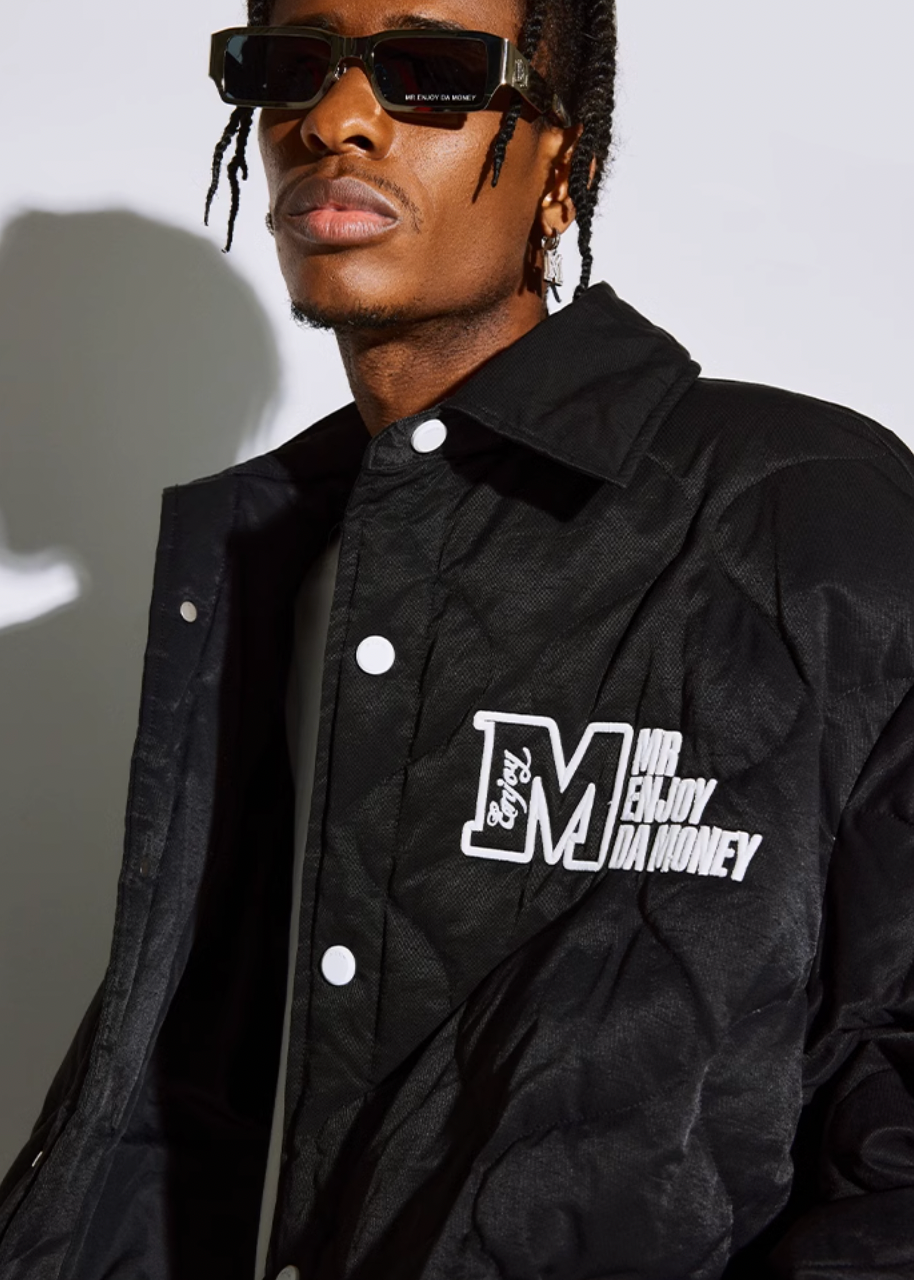 MEDM Plaid Down Shirt Jacket