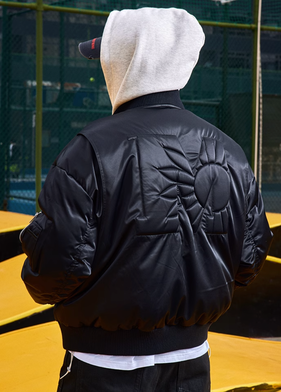 MEDM Ultra High Fill Down MA1 Aviator Bomber Jacket