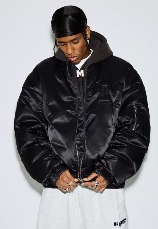 MEDM Ultra High Fill Down MA1 Aviator Bomber Jacket