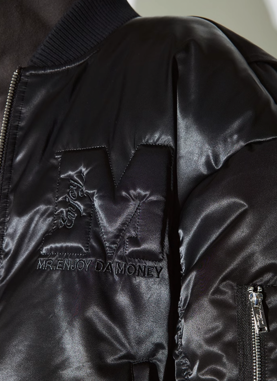 MEDM Ultra High Fill Down MA1 Aviator Bomber Jacket