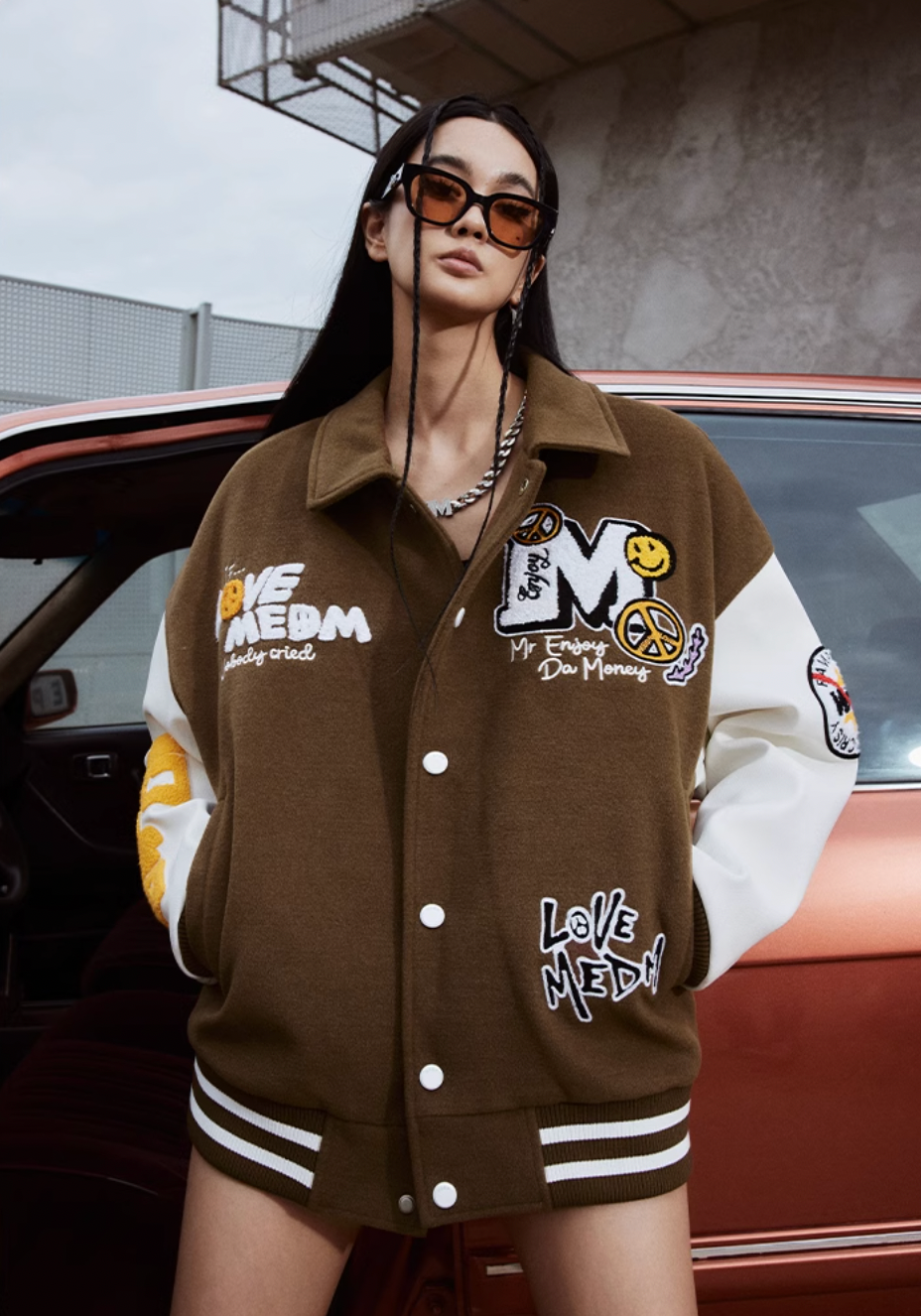 MEDM Peace Baseball Jacket
