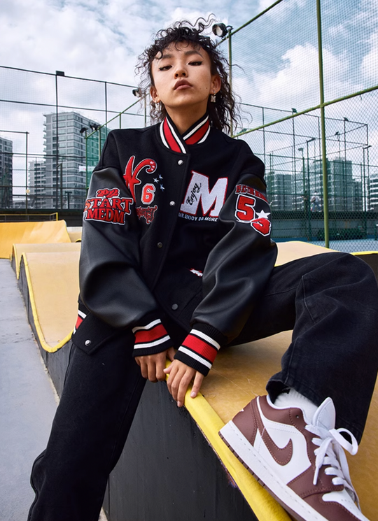 MEDM × NecessityFinery Baseball Jacket
