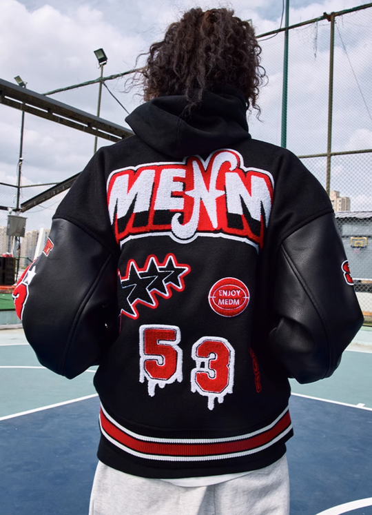 MEDM × NecessityFinery Baseball Jacket