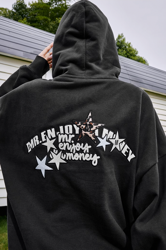 MEDM Flower Logo Embroidery Hoodie