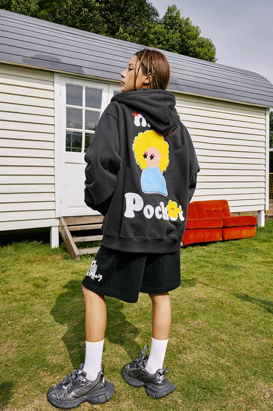 MEDM MCP Applique Embroidery Zipper Hoodie