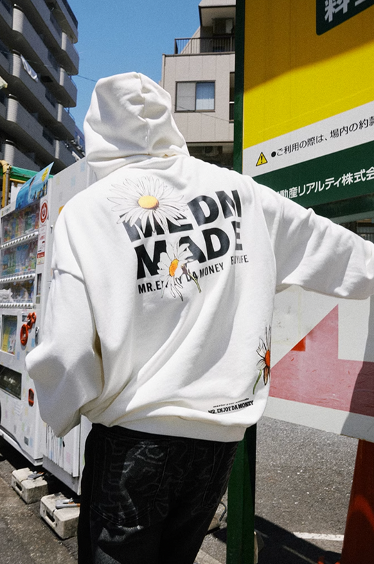 MEDM Daisy Logo Print Hoodie