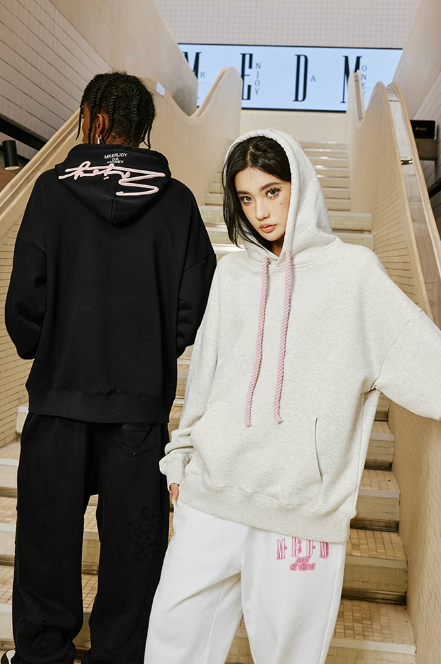 MEDM Embroidery Drawcord Hoodie