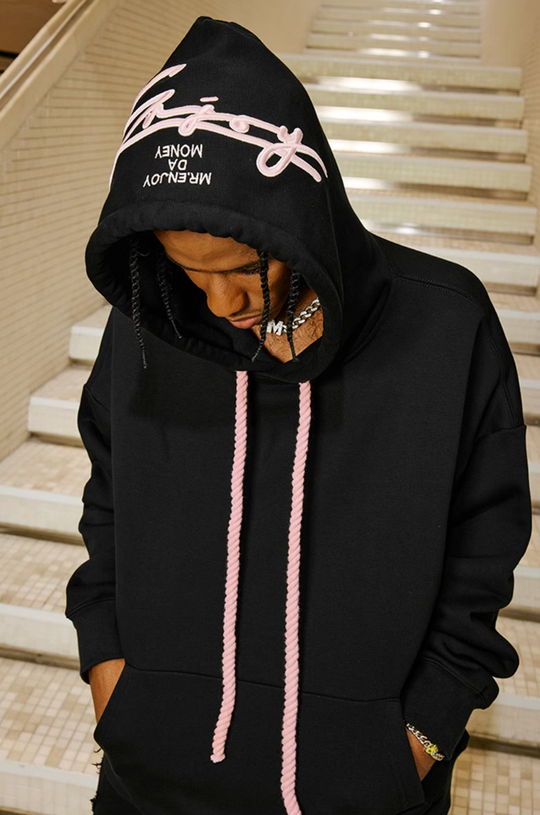 MEDM Embroidery Drawcord Hoodie