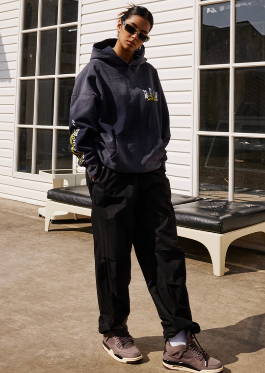 MEDM Washed Color Logo Hoodie