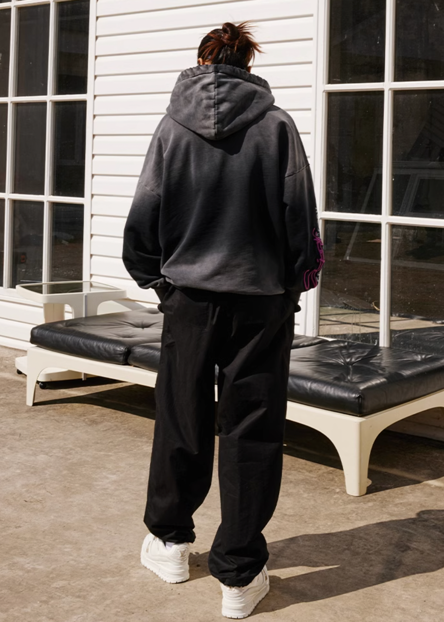 MEDM Washed Color Logo Hoodie