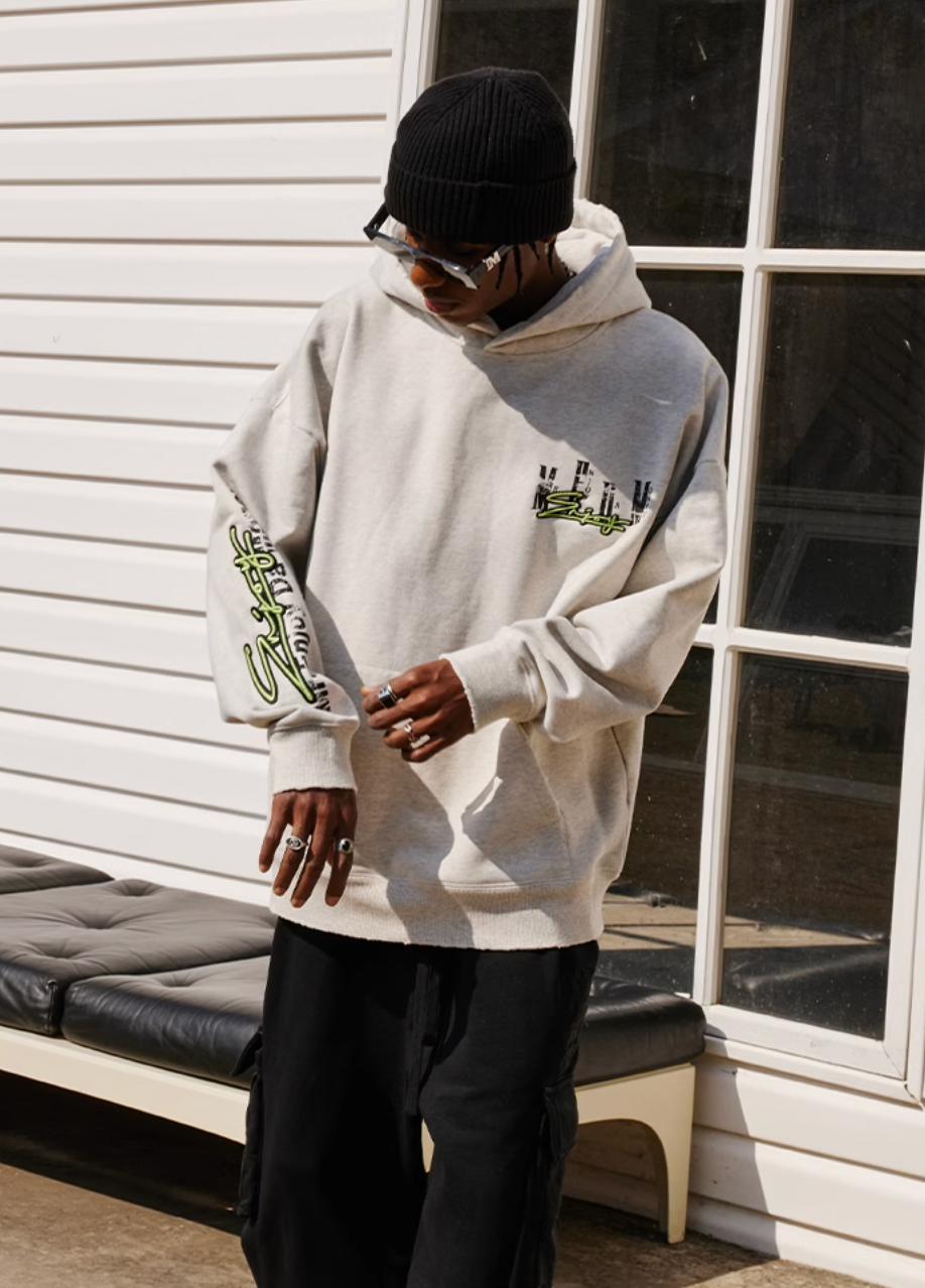 MEDM Washed Color Logo Hoodie