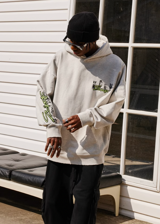 MEDM Washed Color Logo Hoodie