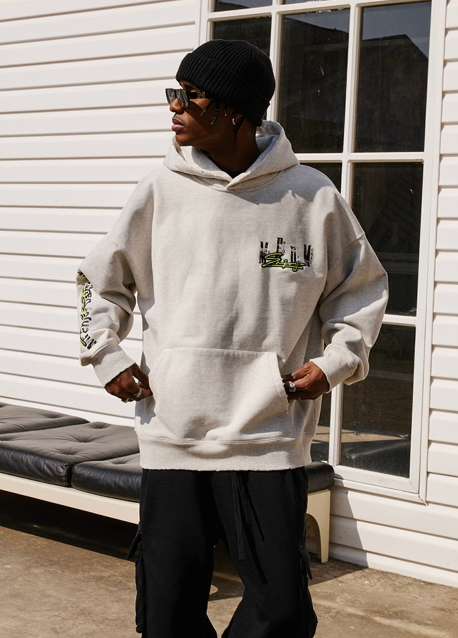 MEDM Washed Color Logo Hoodie