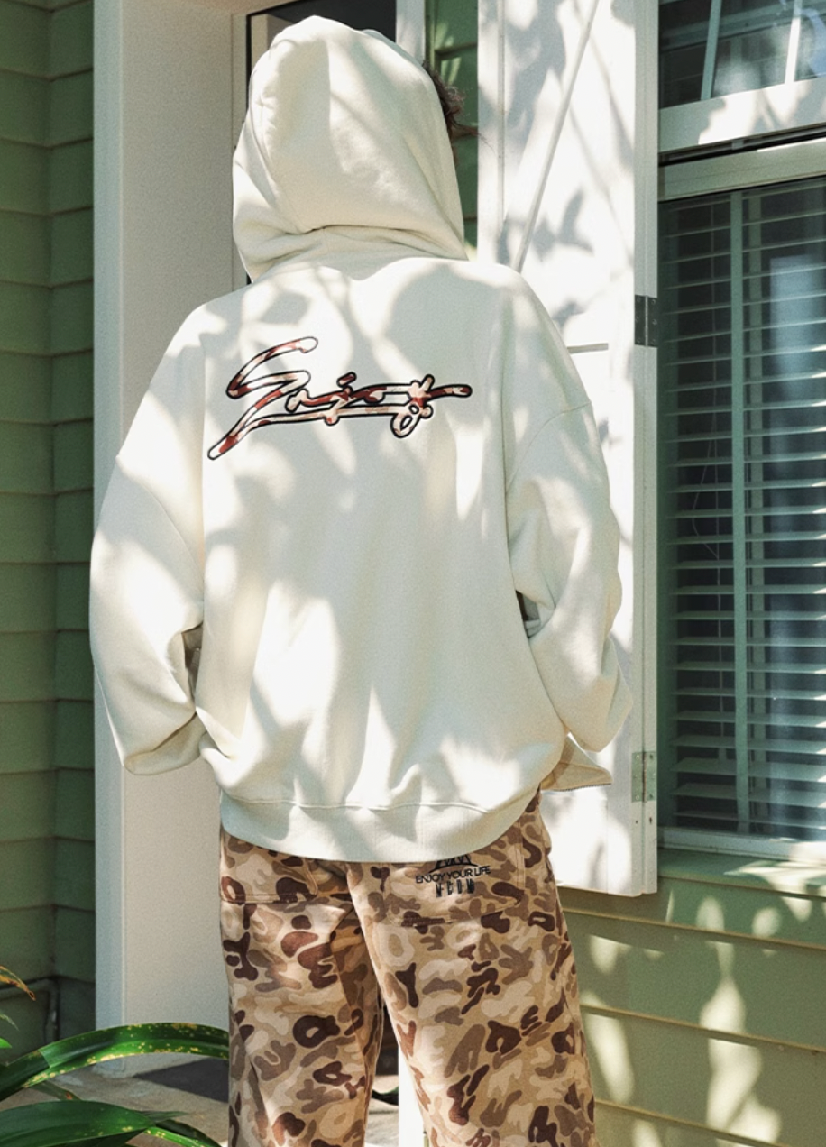 MEDM Camouflage Zipper Hoodie