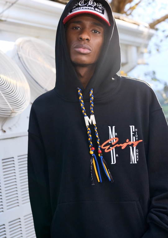 MEDM Cashew Flower Drawstring Hoodie