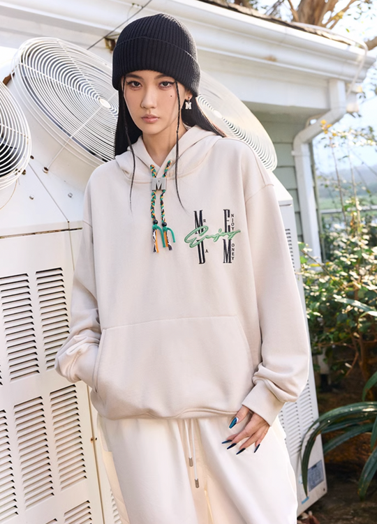 MEDM Cashew Flower Drawstring Hoodie
