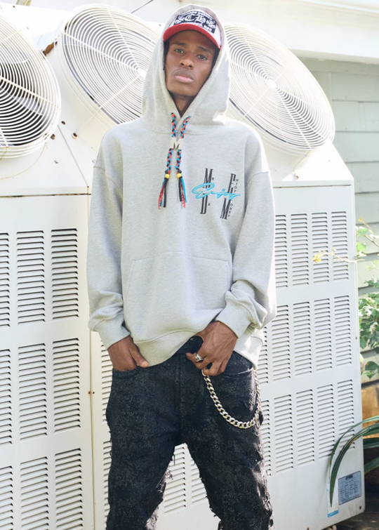 MEDM Cashew Flower Drawstring Hoodie