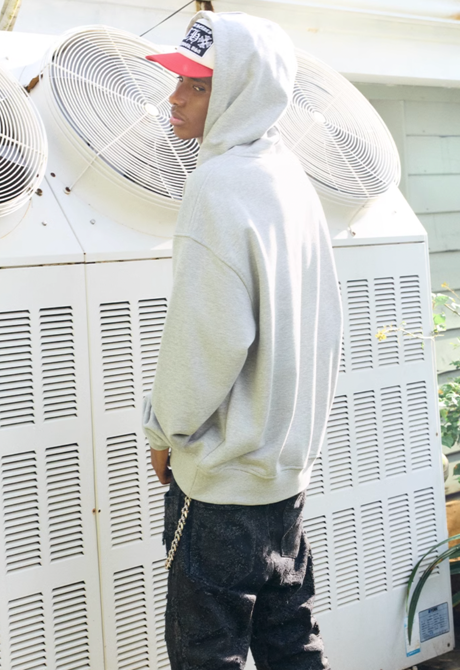 MEDM Cashew Flower Drawstring Hoodie