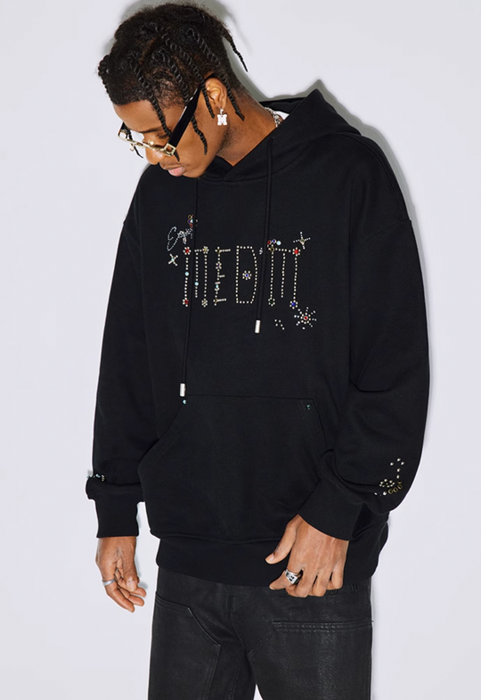 MEDM Gemstone Hot Drill Hoodie