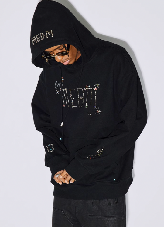 MEDM Gemstone Hot Drill Hoodie