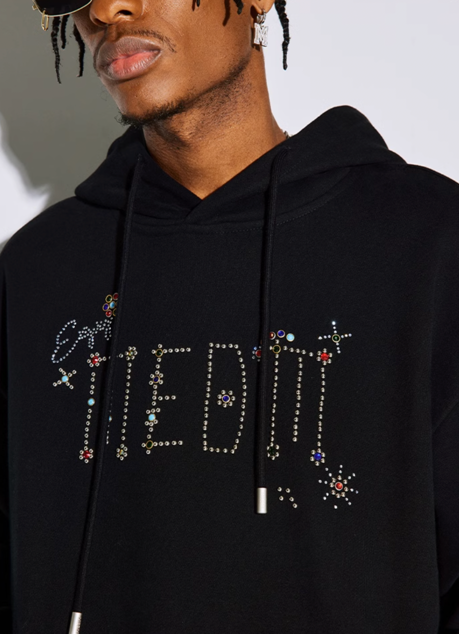 MEDM Gemstone Hot Drill Hoodie