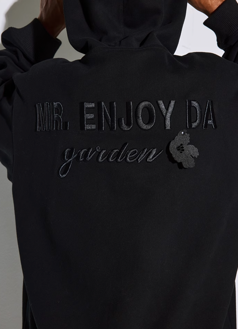 MEDM Felt Fabric Embroidered Hoodie