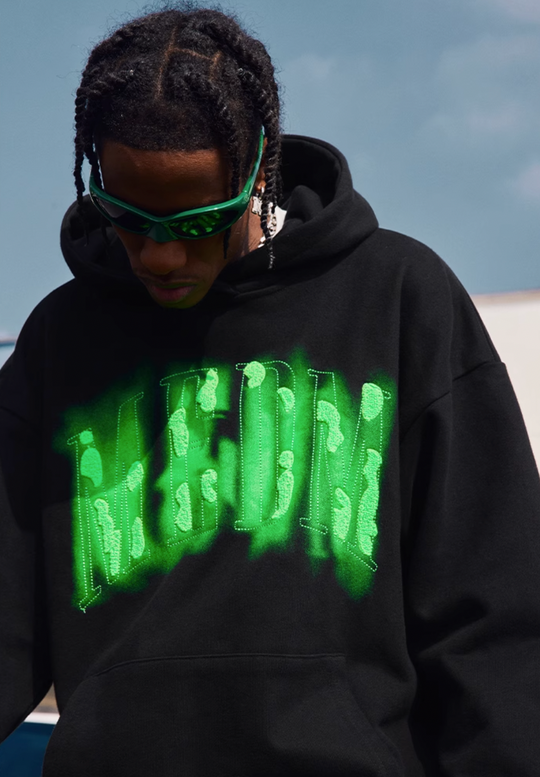 MEDM Towel Embroidery Printing Hoodie