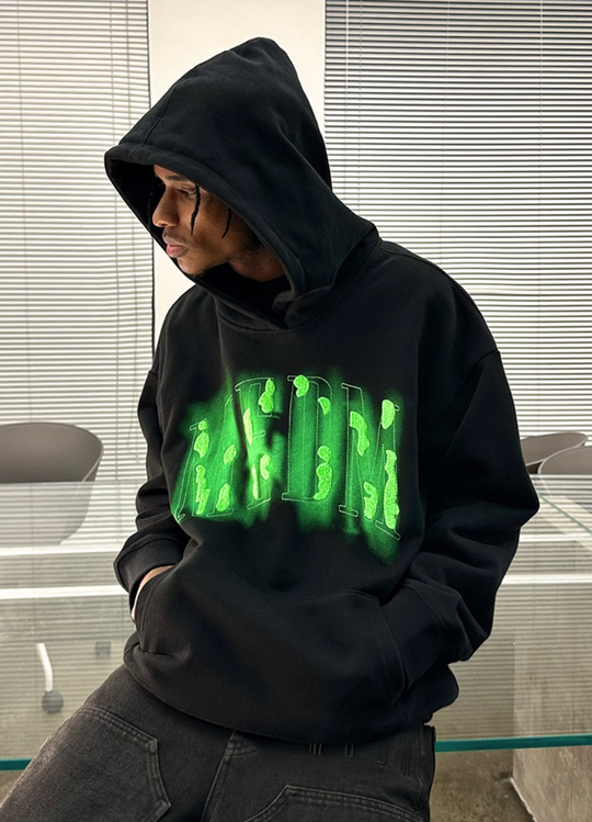 MEDM Towel Embroidery Printing Hoodie